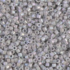 Miyuki delica Beads 11/0 - Opaque light smoke ab DB-1508